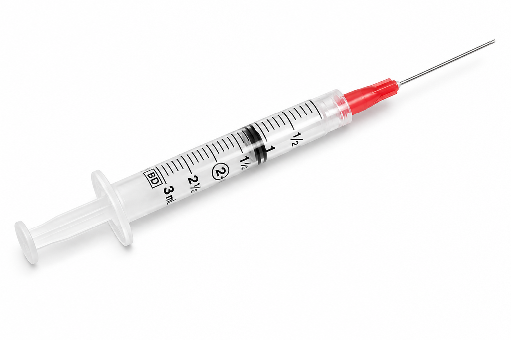 BD 305060 3mL Luer-Lok Syringe with 18G Blunt Fill Needle