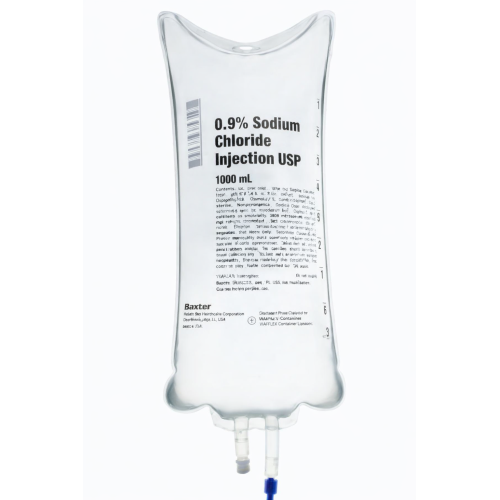 Baxter 2B1324X 0.9% Sodium Chloride 1000 mL IV bag