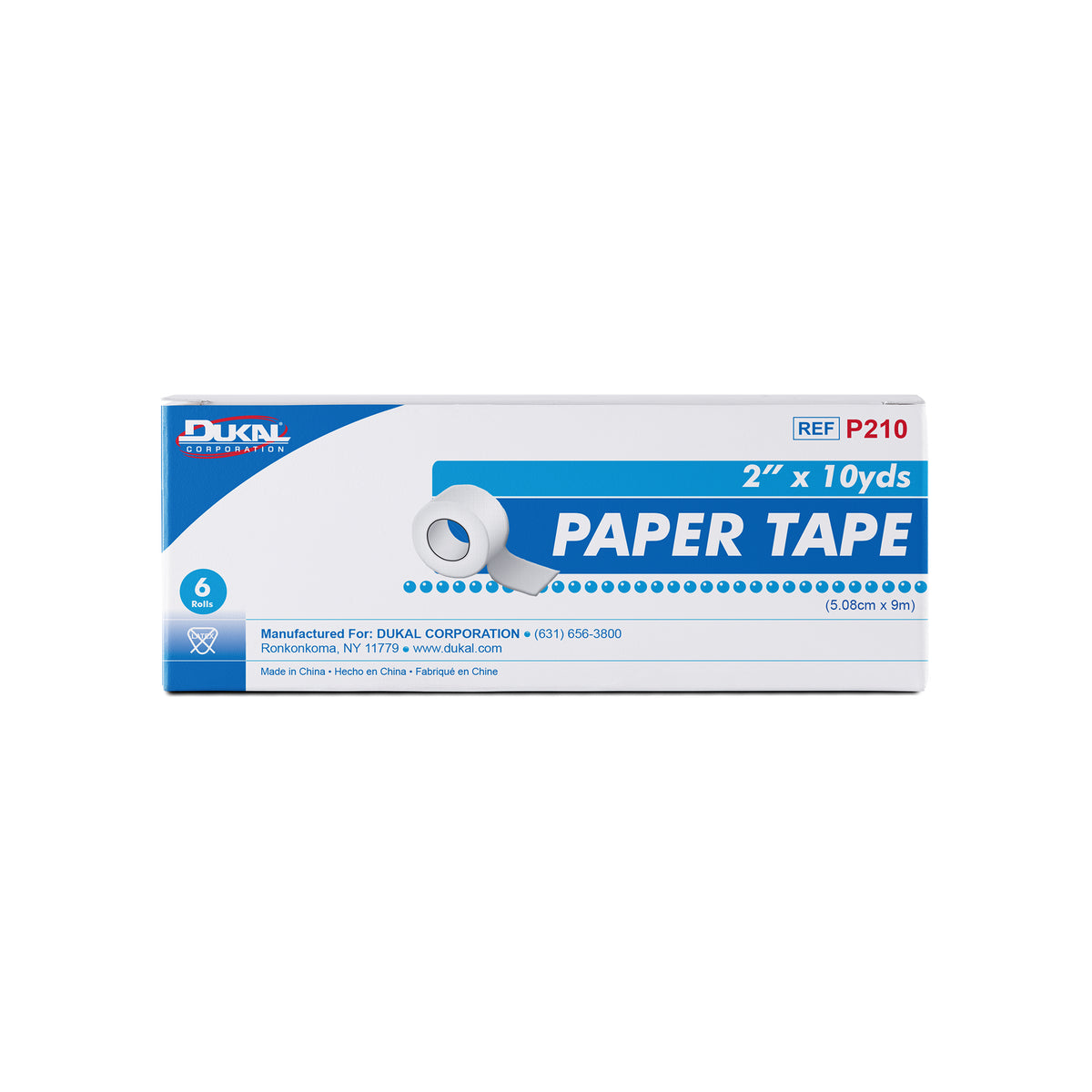 Dukal P210 lightweight microporous paper tape for clinical use