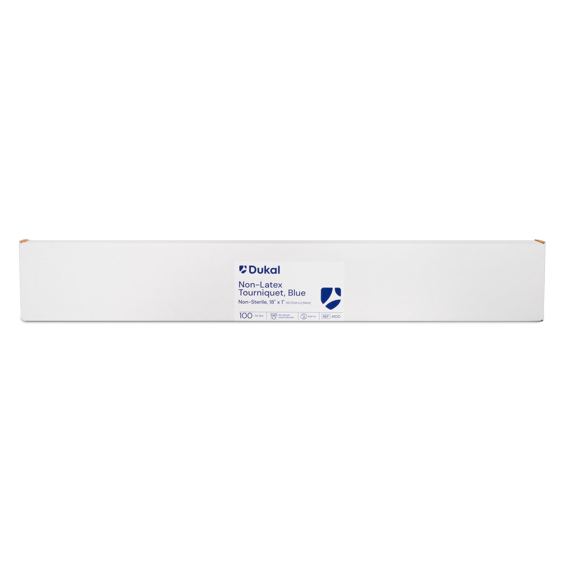 Dukal 4100 Flat Packaged IV Tourniquet Box Only
