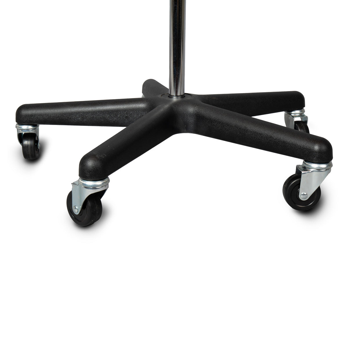 Adjustable Dukal 4355 IV pole with locking clutch collar, 47–84 inches
