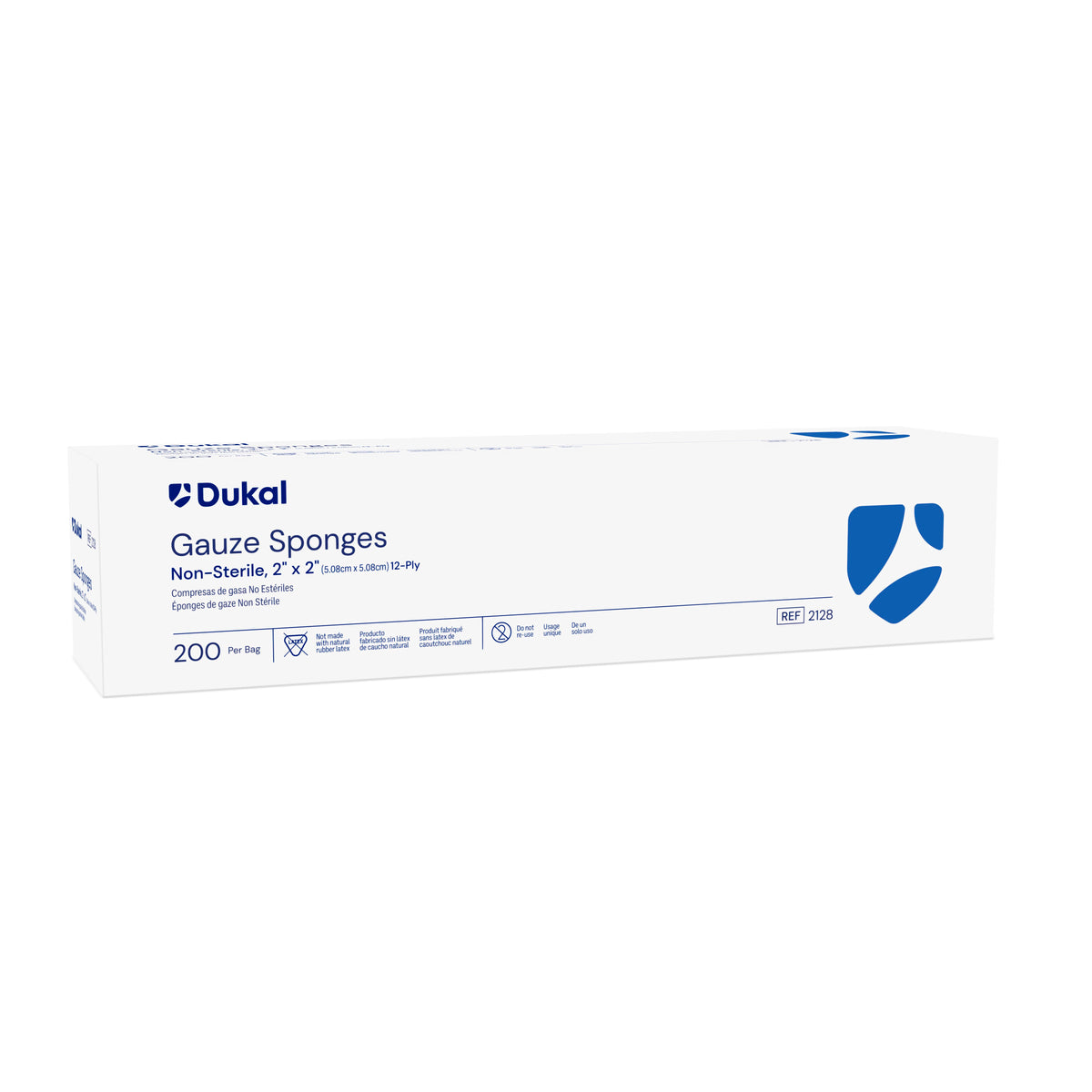 2 x 2 Inch Woven Gauze Sponges Dukal 2128 for Wound Care