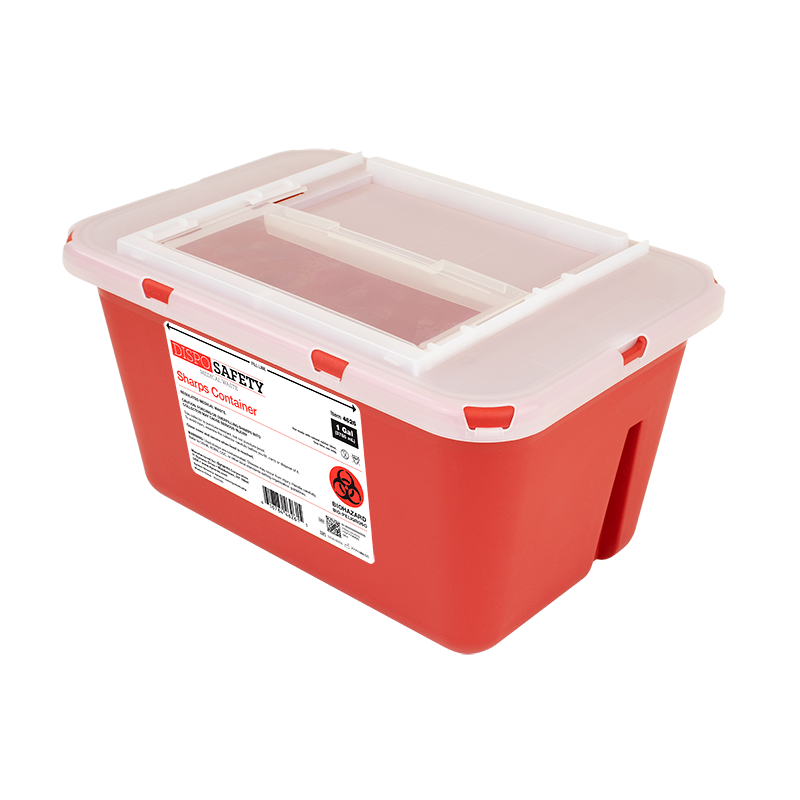 Dynarex 4626 puncture-resistant sharps disposal container