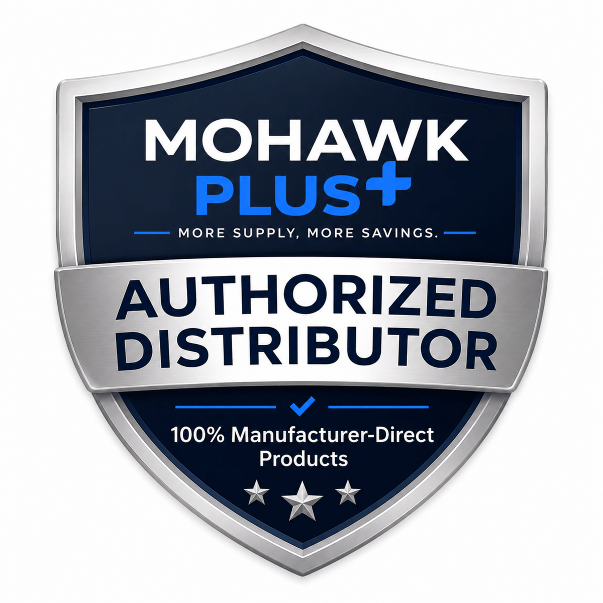 MohawkPlus Authorized Distributor Badge