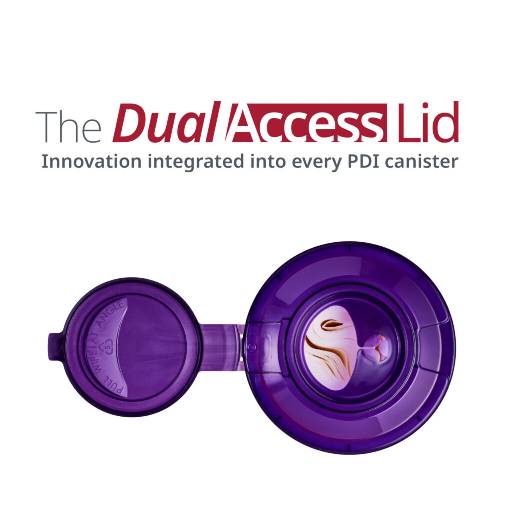 PDI Super Sani-Cloth Germicidal Disposable Wipes Q55172 with dual access lid