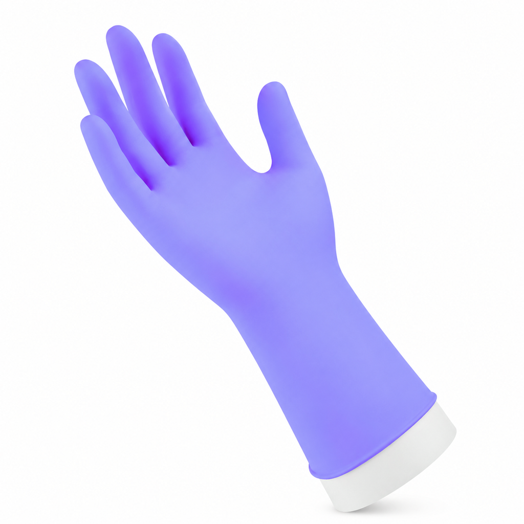 Riserva Purple Nitrile Exam Glove - Individual Powder-Free Disposable Medical Glove